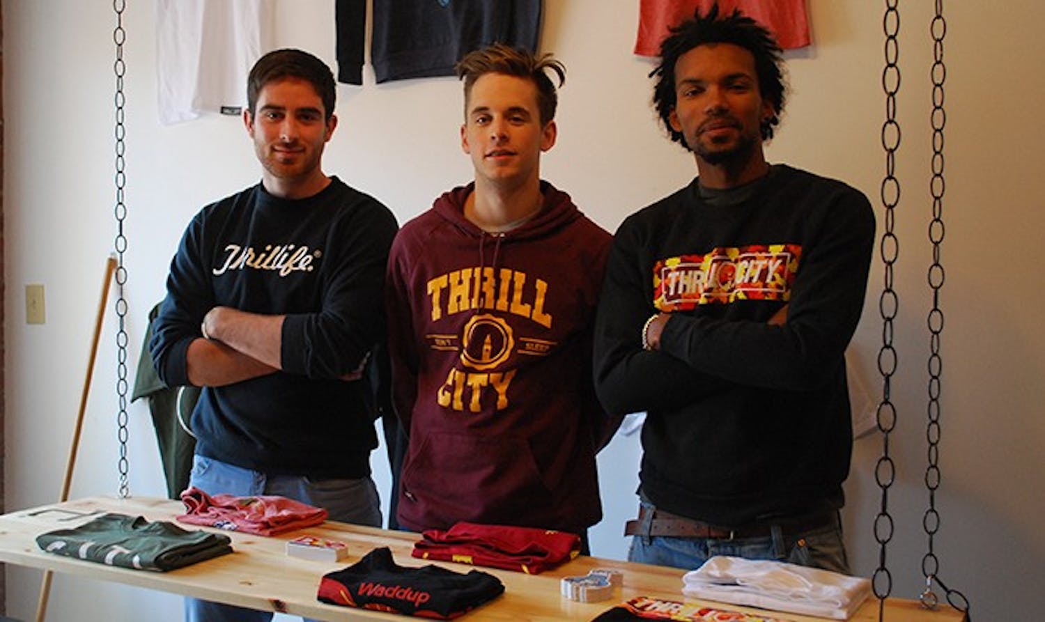 Some UNC students are opening a store for Thrill City, their brand that they have started. They'll sell their apparel and feature other brands in the area. 