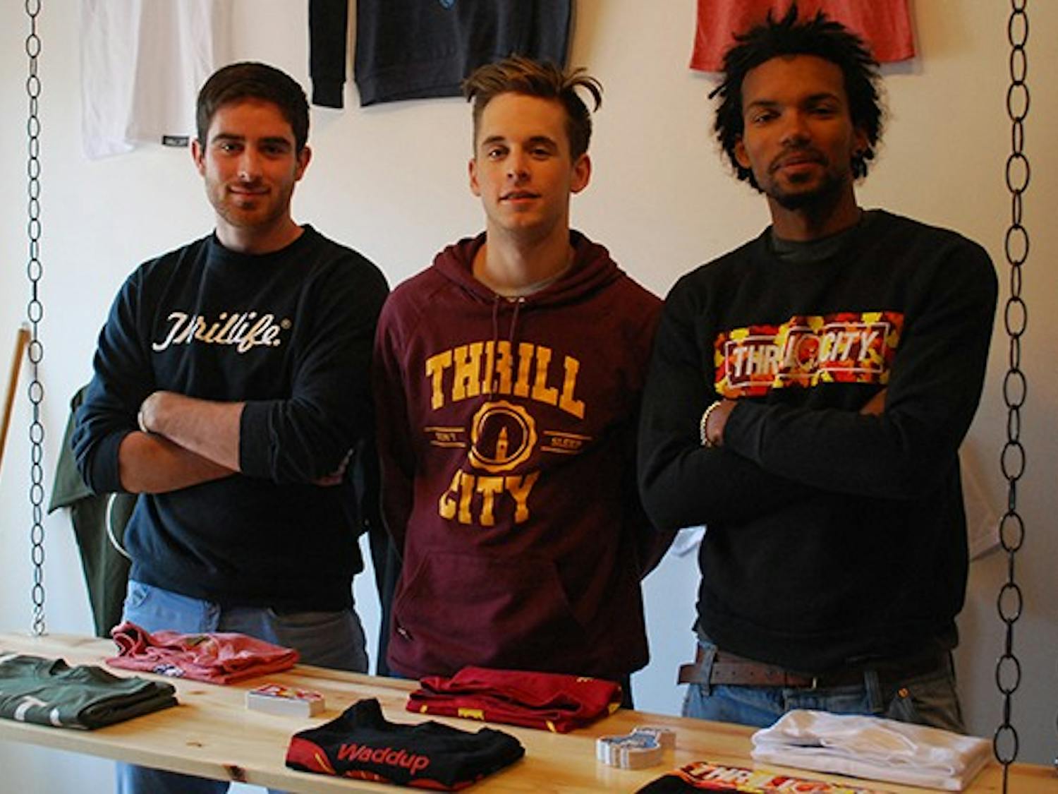 Some UNC students are opening a store for Thrill City, their brand that they have started. They'll sell their apparel and feature other brands in the area. 