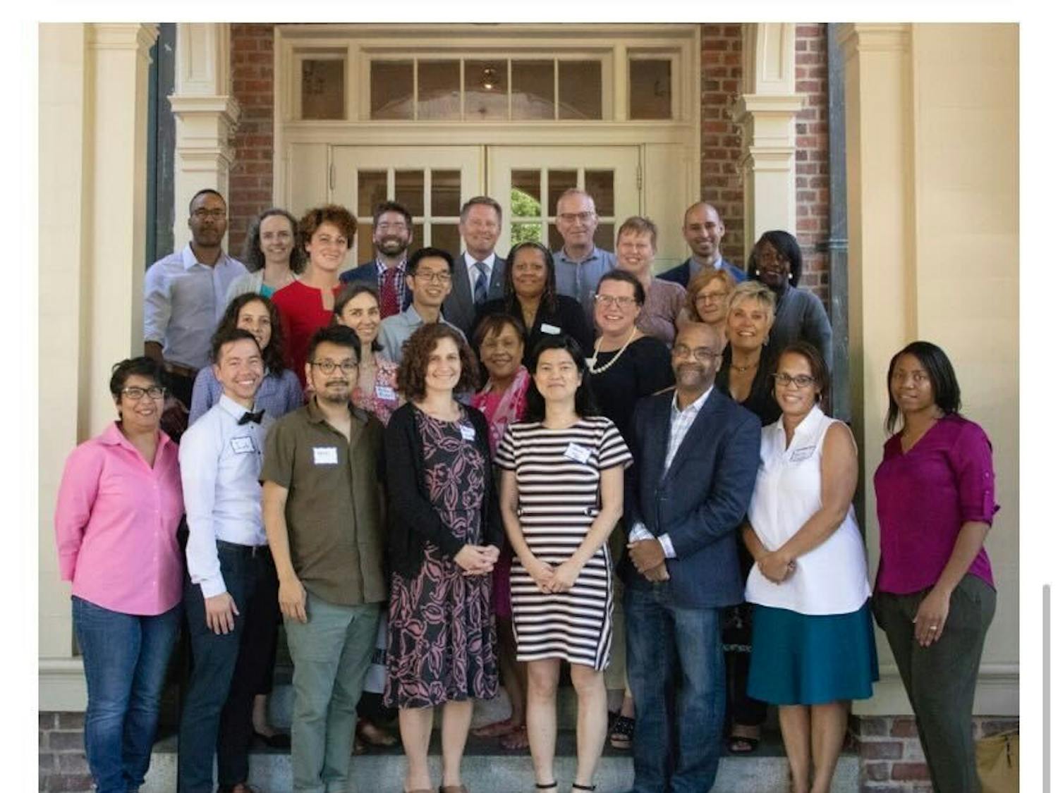 The Carolina Postdoctoral Program for Faculty Diversity poses for a portrait. Photo courtesy of Jennifer Pruitt.