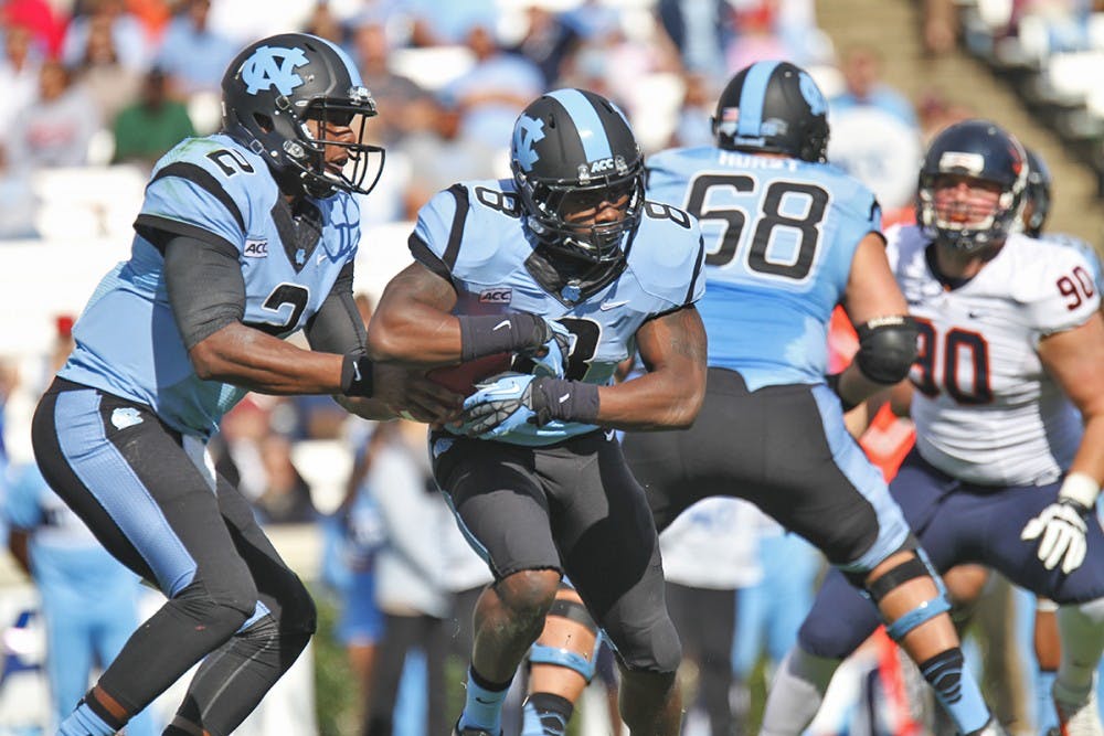 UNC's football team defeats UVA 45-14 in Homecoming game - The Daily Tar Heel