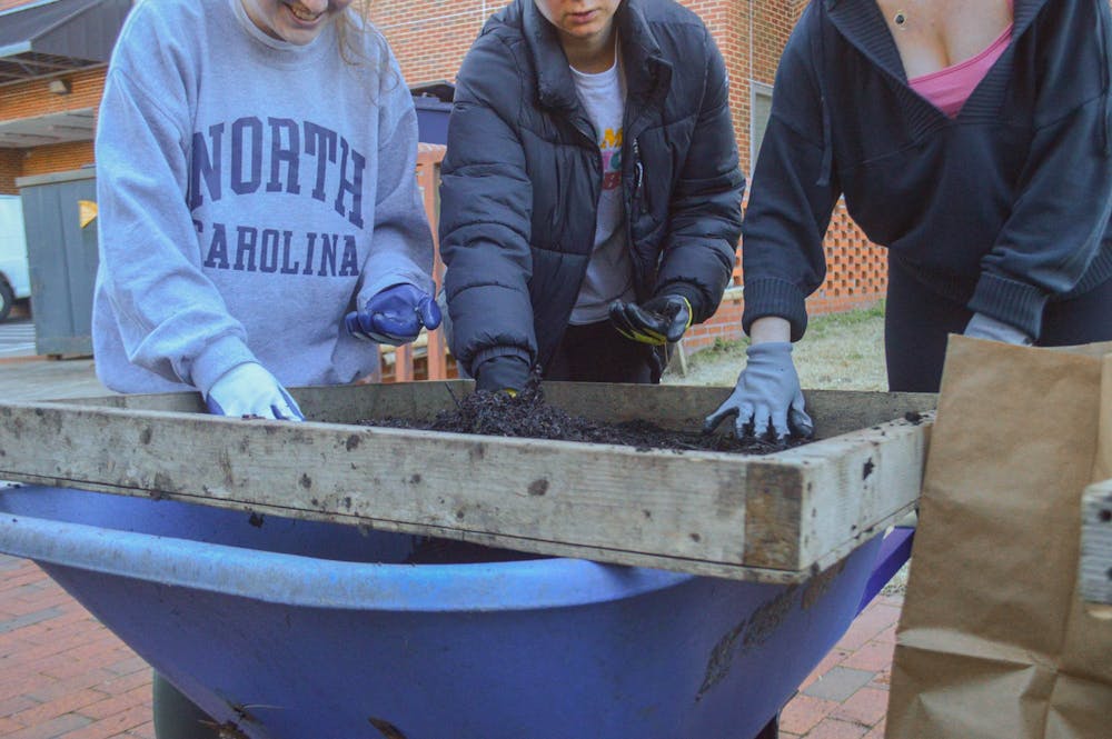 Volunteers Working