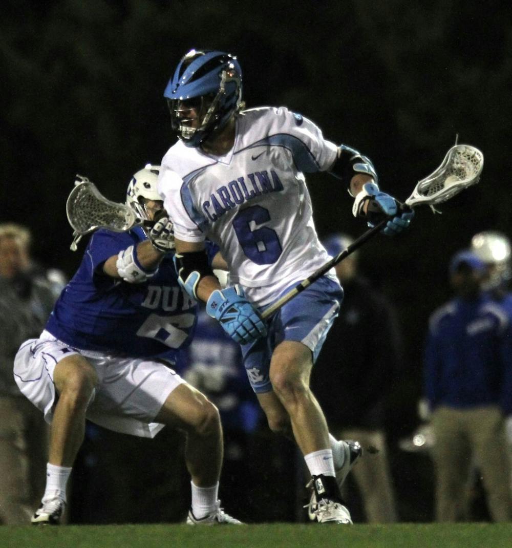 UNC Men's Lacrosse lost to Duke 11-8 on Wednesday night's ACC Tournament opener at Fetzer Field. 