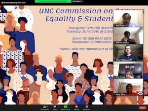 The Commission on Campus Equality met virtually on Tuesday, June 30, 2020 to discuss how to address race inequality and minority representation at UNC.