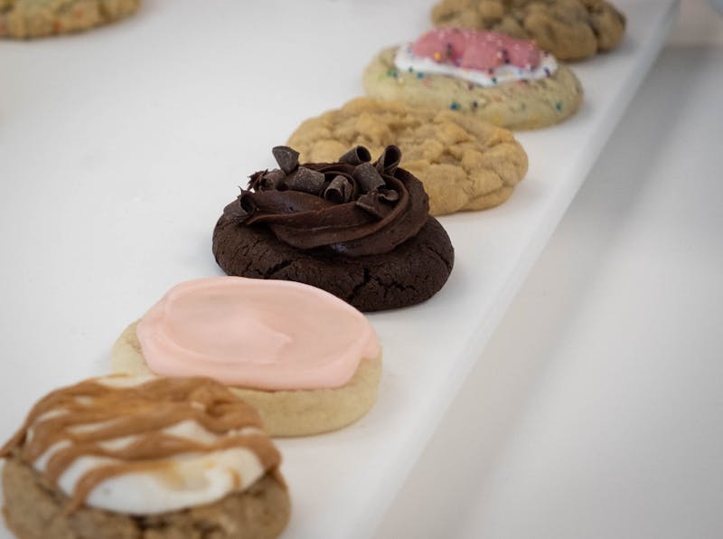 Crumbl Cookies holds grand opening for Franklin Street location