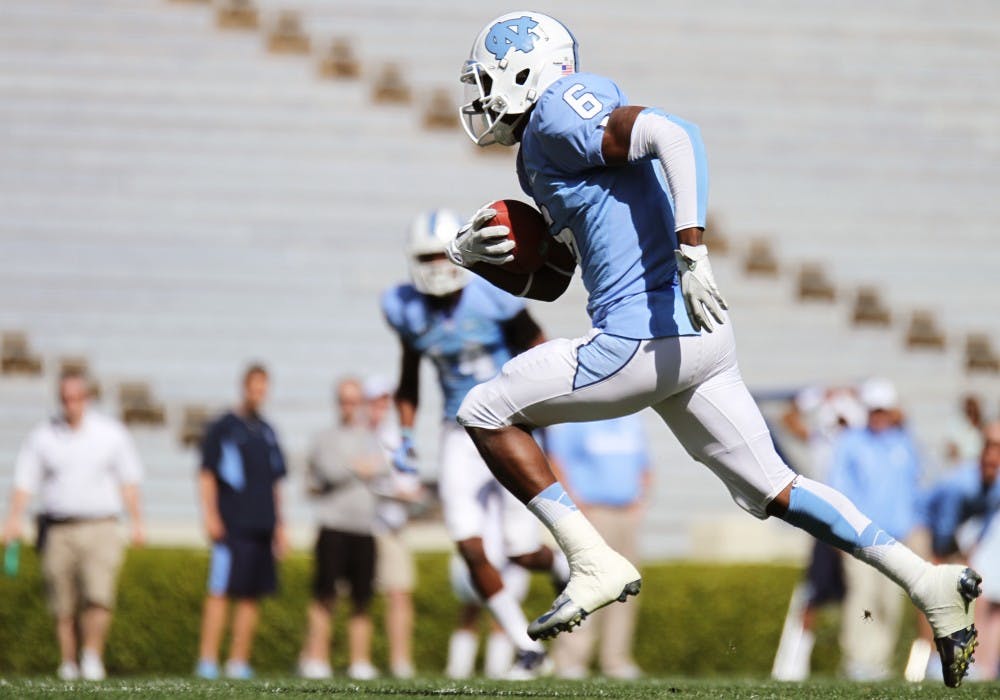 UNC Spring football game on April 13, 2013.