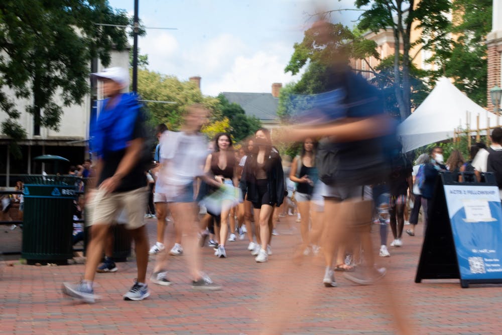 <p>Students return to campus for the first day of classes of the fall semester, Wednesday, Aug. 18, 2021.&nbsp;</p>