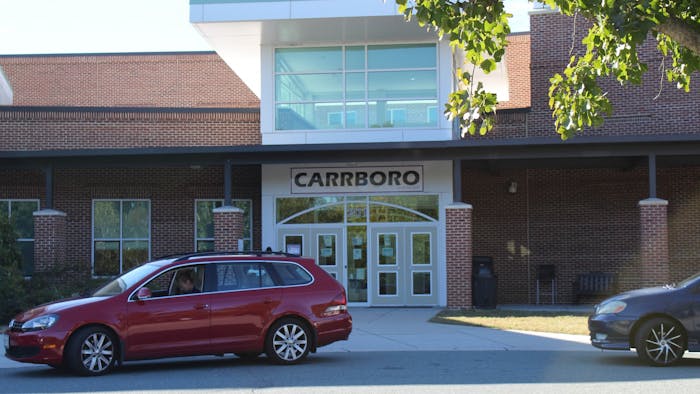 Carborro High School is pictured on Oct. 27.
