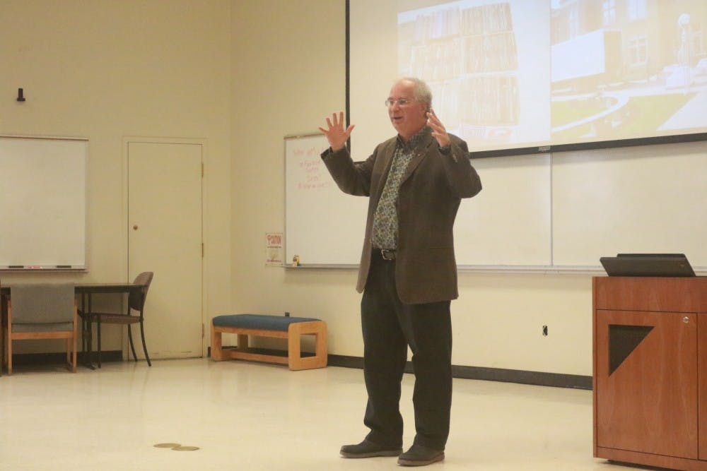 ​Digital Librarian and Internet Archive Founder, Brewster Kahle, delivers his lecture titled "Universal Access to All Knowledge" Friday afternoon in Manning Hall. 