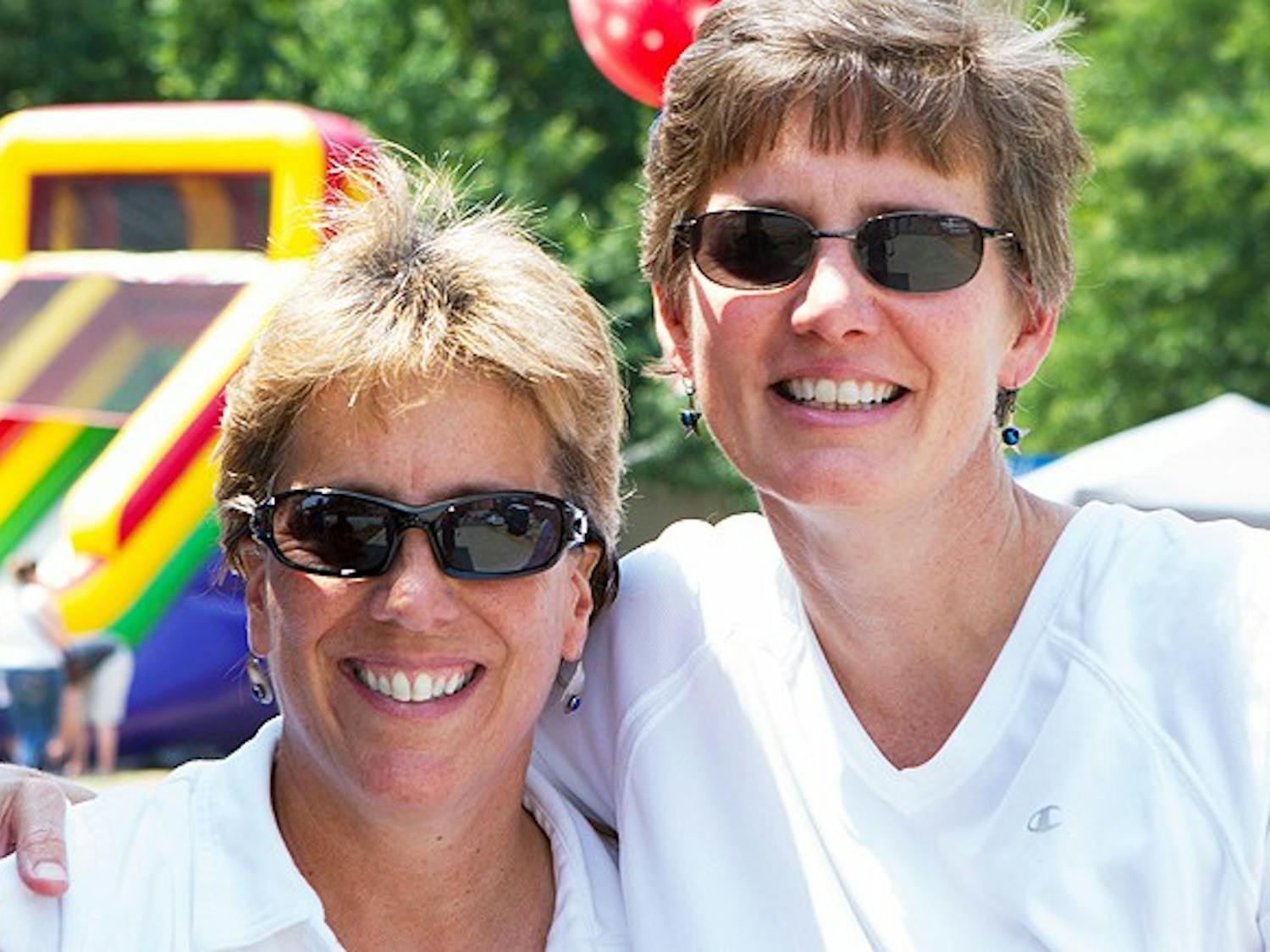 	Alicia Stemper, right, and Lydia Lavelle became domestic partners in 2011.

	Photo courtesy of Avery Stemper.