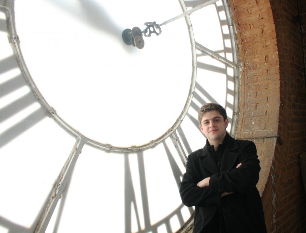 Michael Crosa, a senior at UNC, is the belltower ringer for the 2011-2012 school year. 