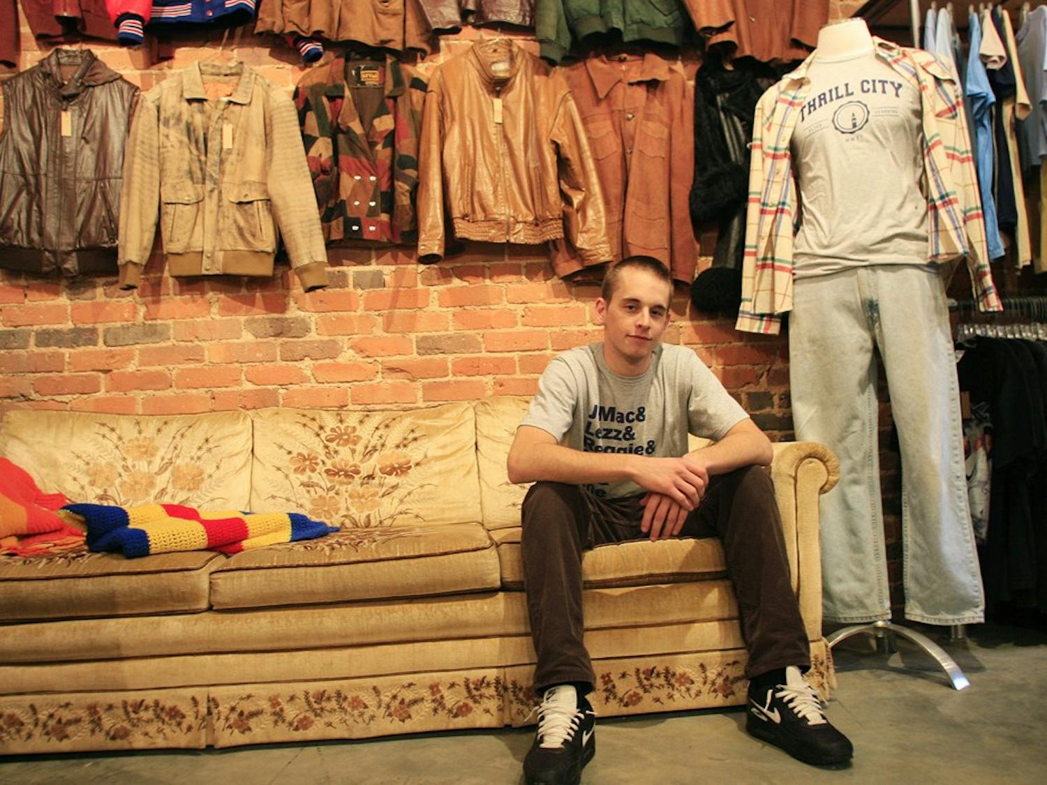 Ryan Cocca, a photojournalism major at UNC, founded the clothing brand, Thrill City. 