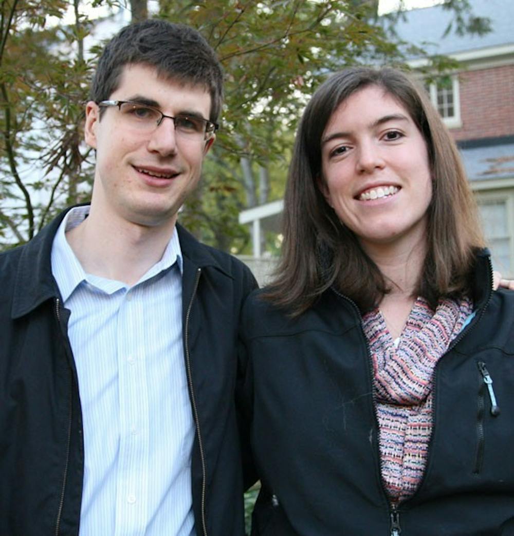 Ben and Emily Danforth are representatives in Student Congress. DTH/Lauren McCay