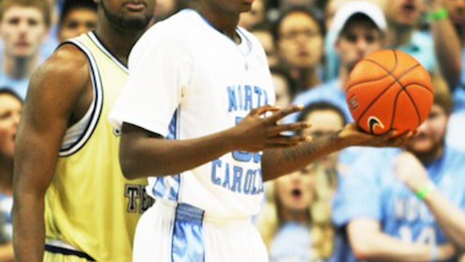 Ed Davis sustained an ankle injury in North Carolina’s 73-71 loss to Georgia Tech.