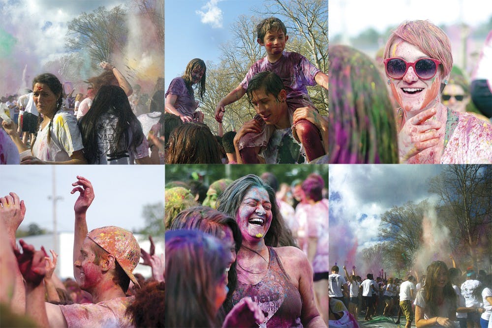 After it was handed over to the Campus Y, the University’s Holi Moli event began to draw a crowd of thousands.