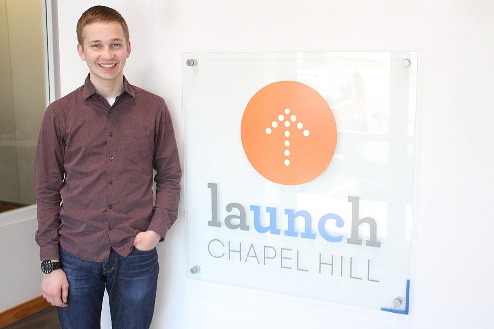 Brent Comstock, a sophomore business and religious studies major from Nebraska, started a business through LaUNCh. 