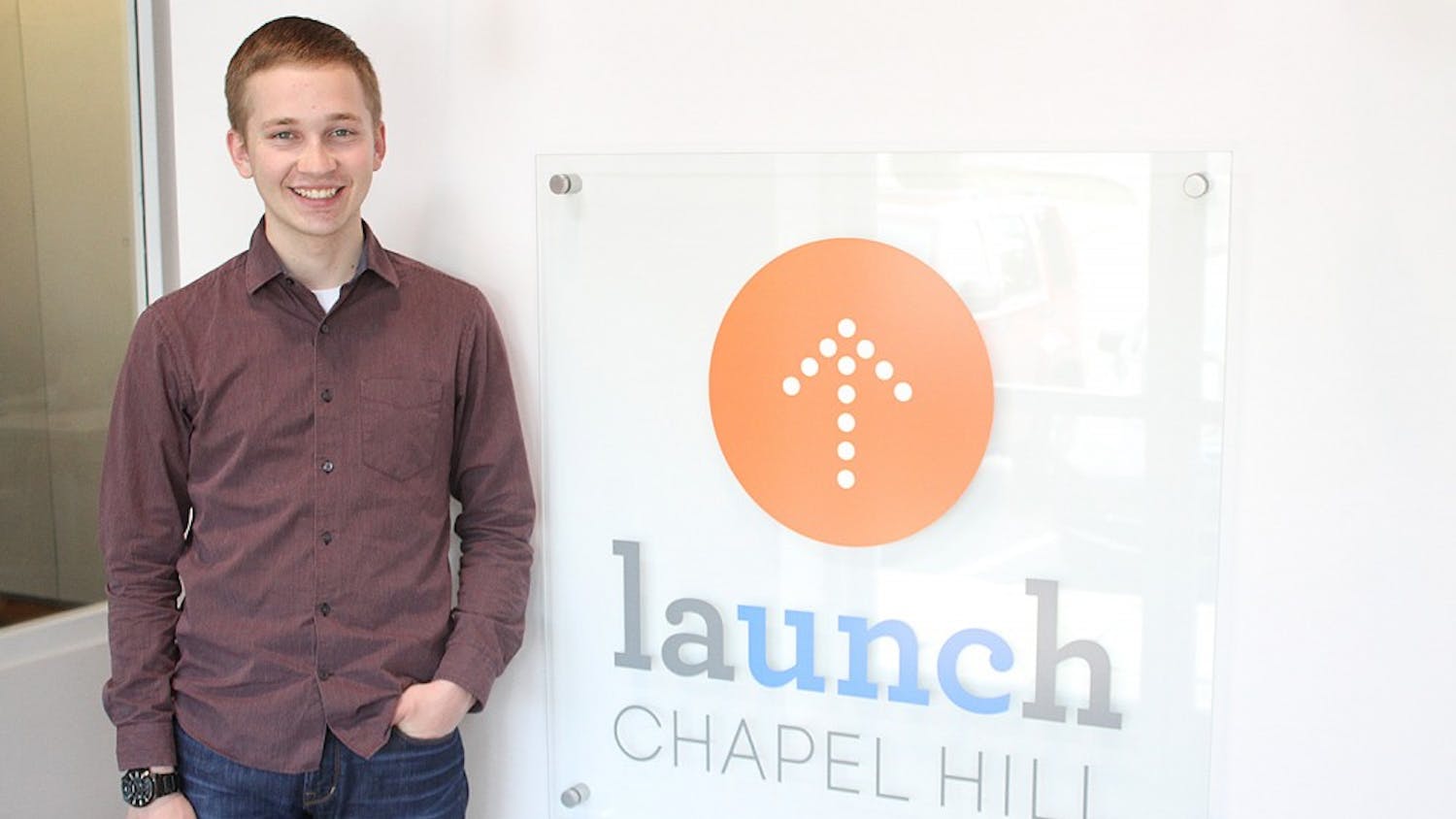 Brent Comstock, a sophomore business and religious studies major from Nebraska, started a business through LaUNCh. 