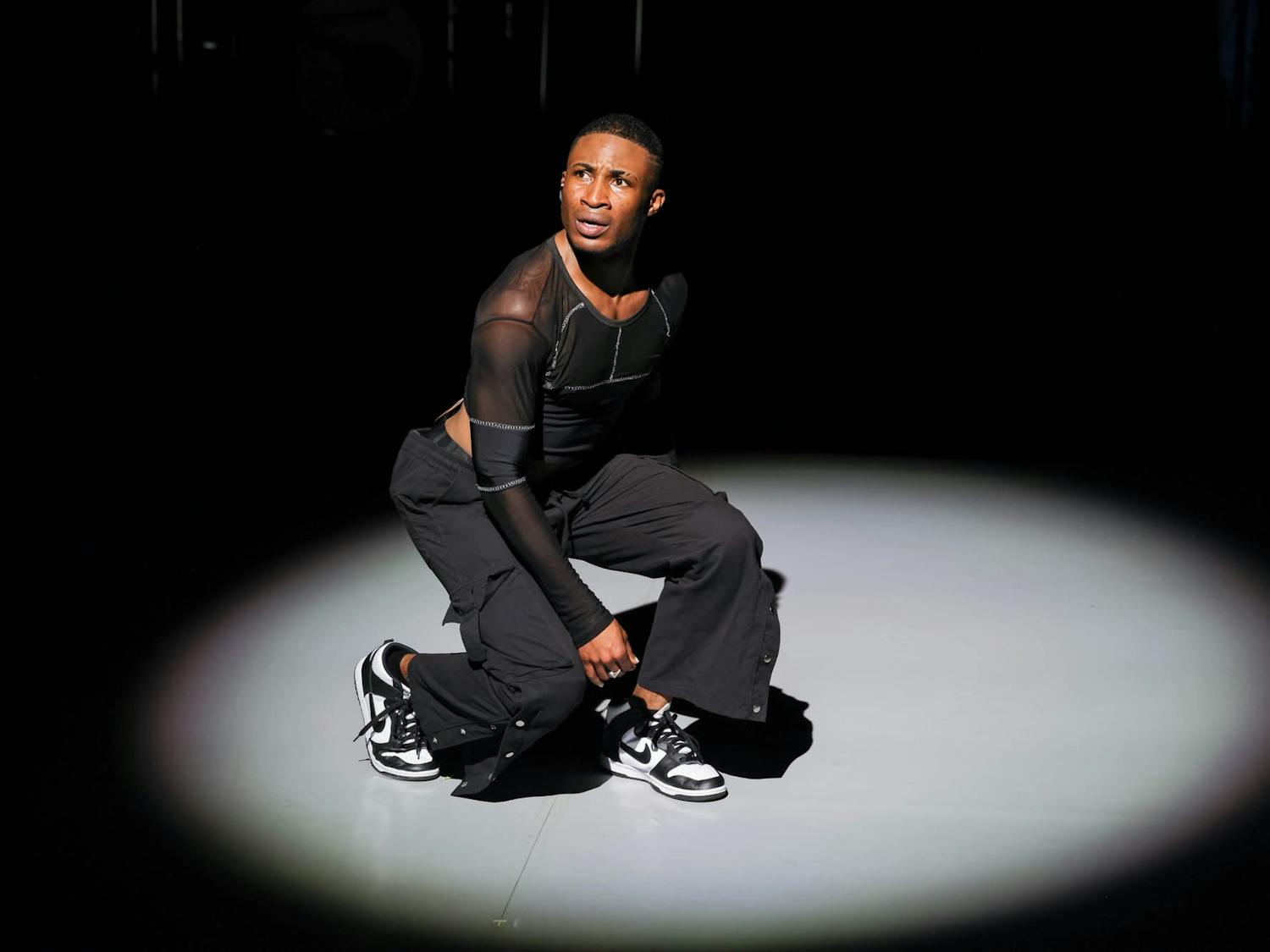 "They Do Not Know Harlem," an immersive performance by Tristan André will be on stage at PlayMakers Repertory Company until March 12, 2023.
Photo courtesy of HuthPhoto.