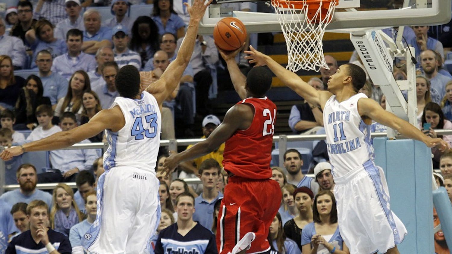 UNC Men's Basketball defeated Davidson on Saturday night in Chapel Hill, NC