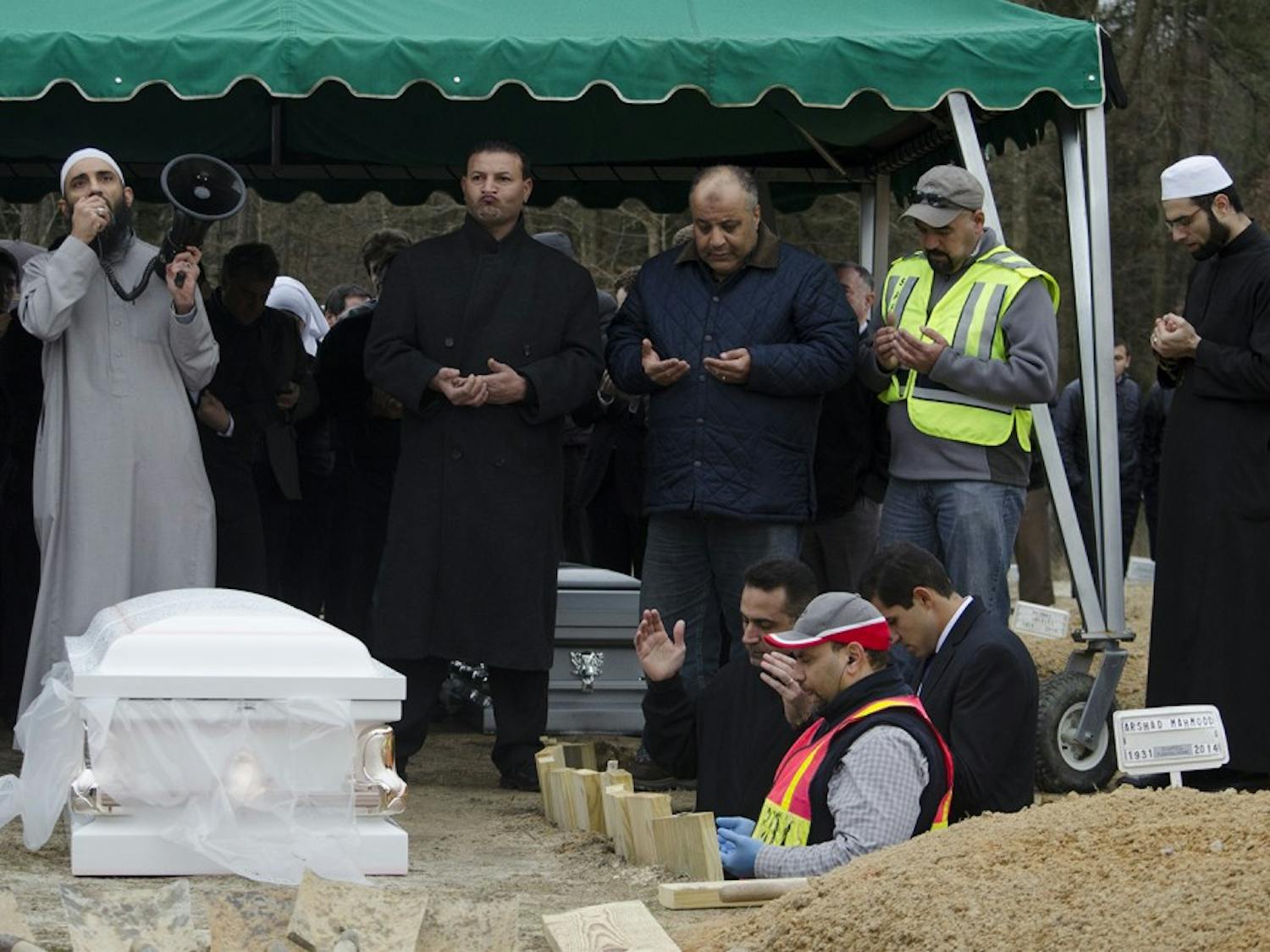 Funeral for Deah, Yosur. Razan