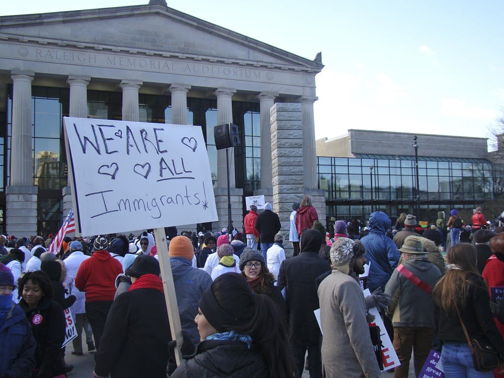 Immigration was a hot topic on the cold morning of February 13th, as thousands of protestors gathered for the 10th annual Moral March on Raleigh. Countless groups gathered, protesting injustice in nearly every sector of American society.