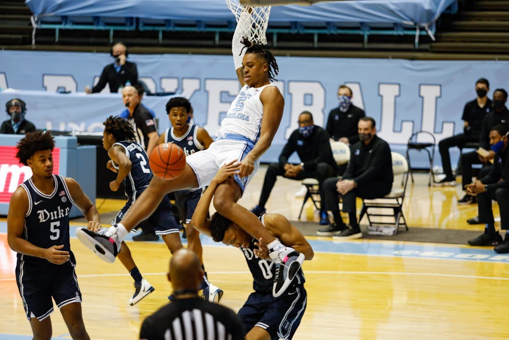 UNC men's basketball closes out regular season with 9173 home blowout