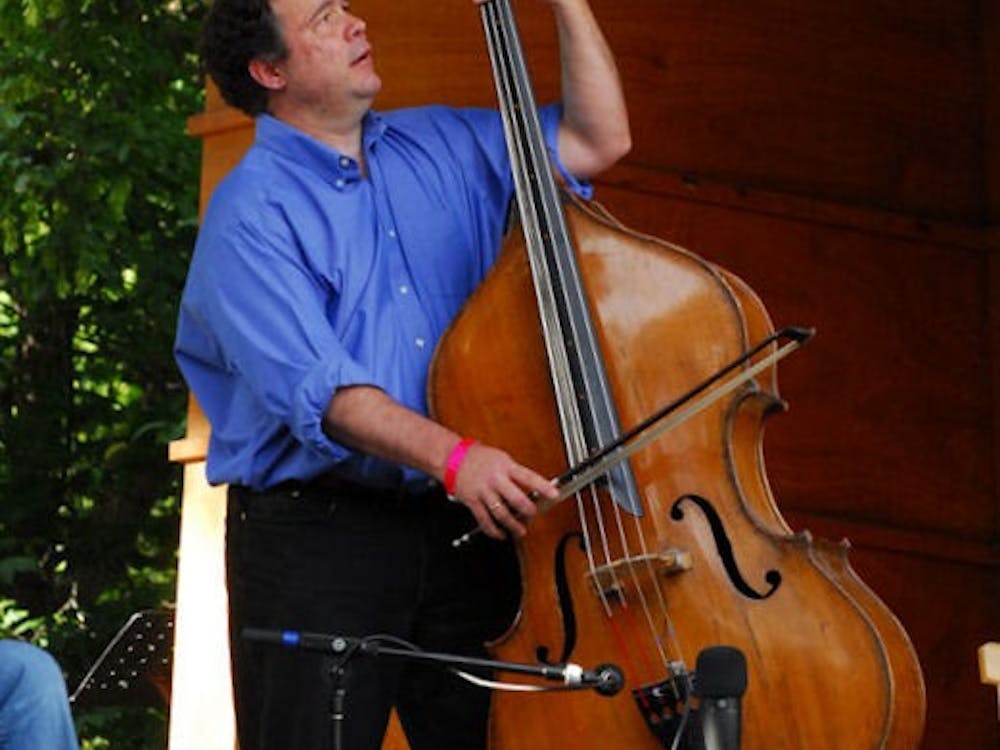 	Edgar Meyer performs at the 2008 RockyGrass festival in Lyons, Colorado. Photo credit: Flickr/rosepetal236