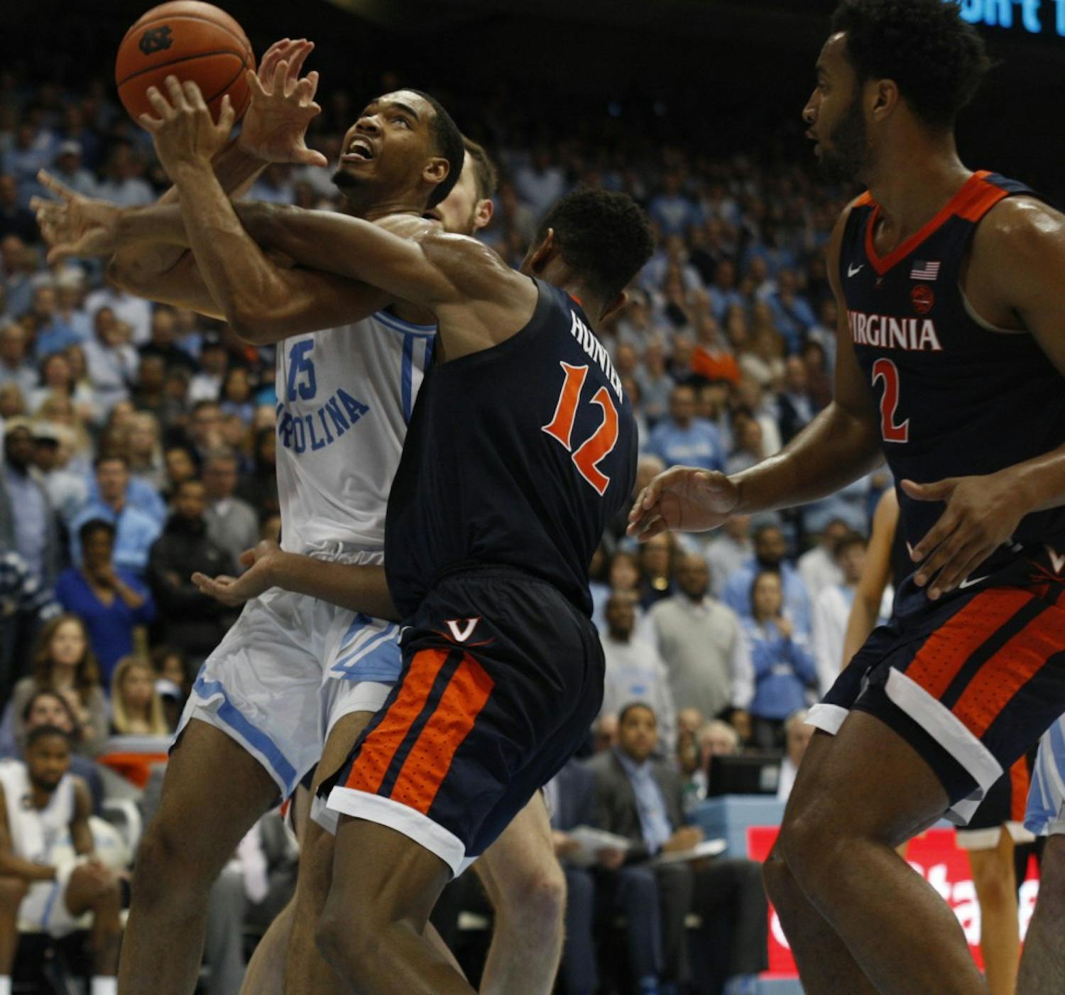 No. 8 UNC sees seven-game winning streak snapped in 69-61 loss to No. 4 Virginia
