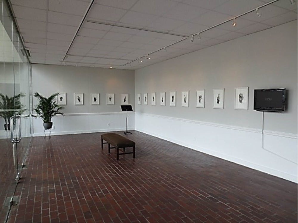 <p>Master of Fine Arts student Michael Bramwell's exhibit called "Unsayable" is on display in the John and June Alcott Gallery throughout the week as a part of the nine-week second-year MFA student exhibition series. <em>Courtesy of Michael Bramwell </em></p>