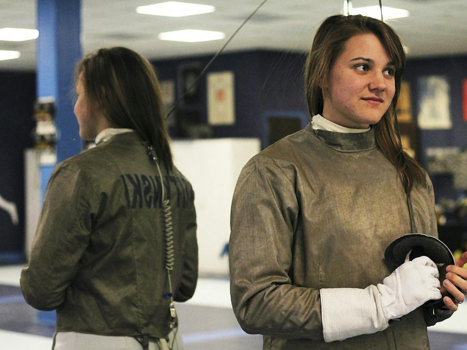 Gillian Litynski, a sophomore from New York, is one of four Tar Heels who qualified for the 2013 NCAA Fencing Championship. Litynski will compete in women's saber in San Antonio, Texas this weekend. This is her second appearance at the championship.