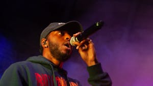 6lack and Retro performed to thousands of fans at Carmichael Arena on Saturday, Apr. 13, 2019 as part of Jubilee 2019 organized by the Carolina Union Activities Board.