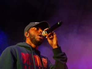 6lack and Retro performed to thousands of fans at Carmichael Arena on Saturday, Apr. 13, 2019 as part of Jubilee 2019 organized by the Carolina Union Activities Board.