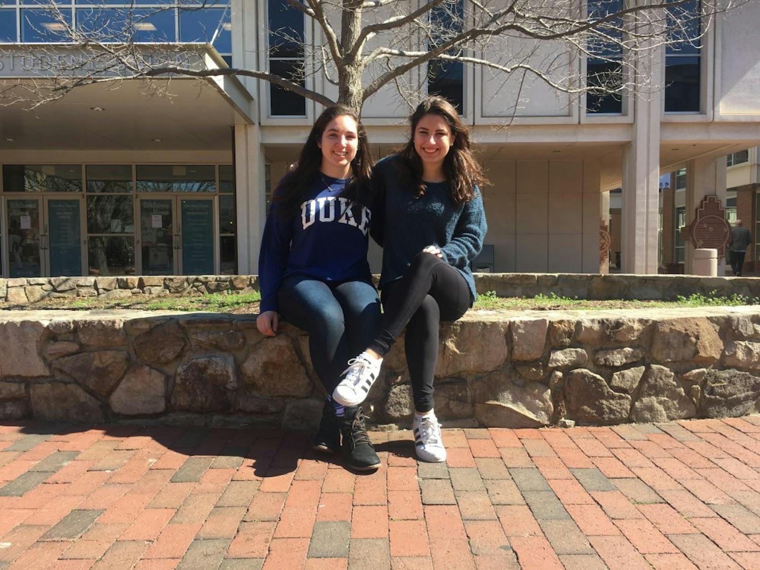 Sara Shmueli, left,&nbsp;is a sophomore majoring in economics at Duke.&nbsp;Brooke Bekoff, right,&nbsp;is a sophomore majoring in political science and history at UNC.