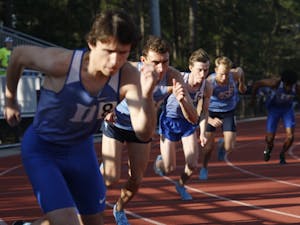 The UNC track and field team competed against Duke on Saturday, April 6, 2019, in Durham at Duke University.