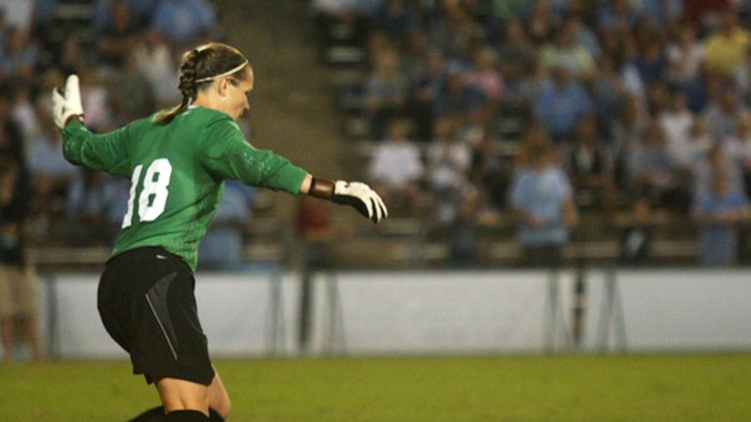St. Louis Athletica selected UNC goalkeeper Ashlyn Harris in the second round of the WPS draft. DTH file photo