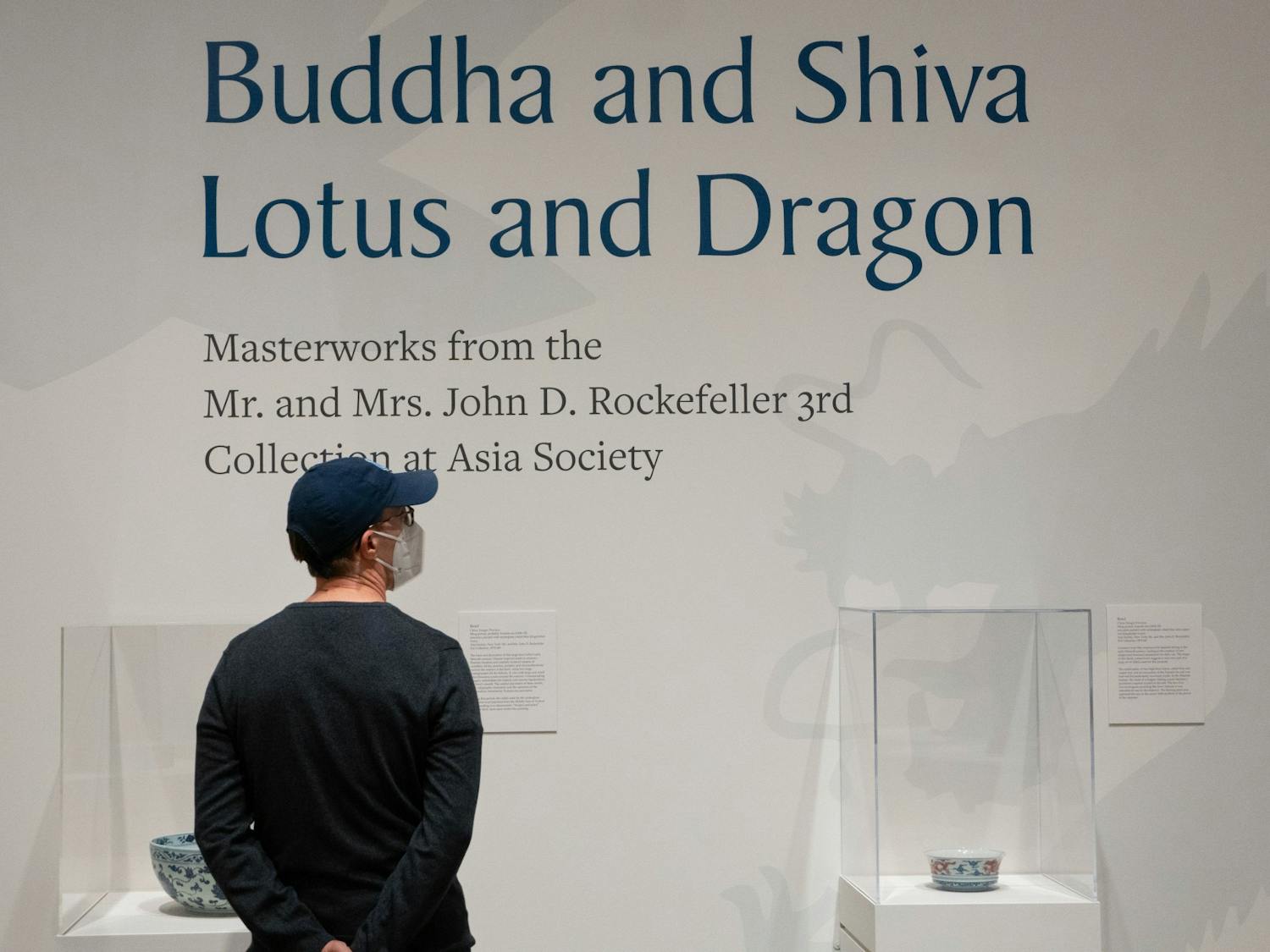 Community members visit the Ackland Art Museum for the Buddha and Shiva, Lotus and Dragon exhibit, which runs from Oct. 8 to Jan. 9. The new exhibit features nearly seventy artistic pieces from ceramics to metalwork.