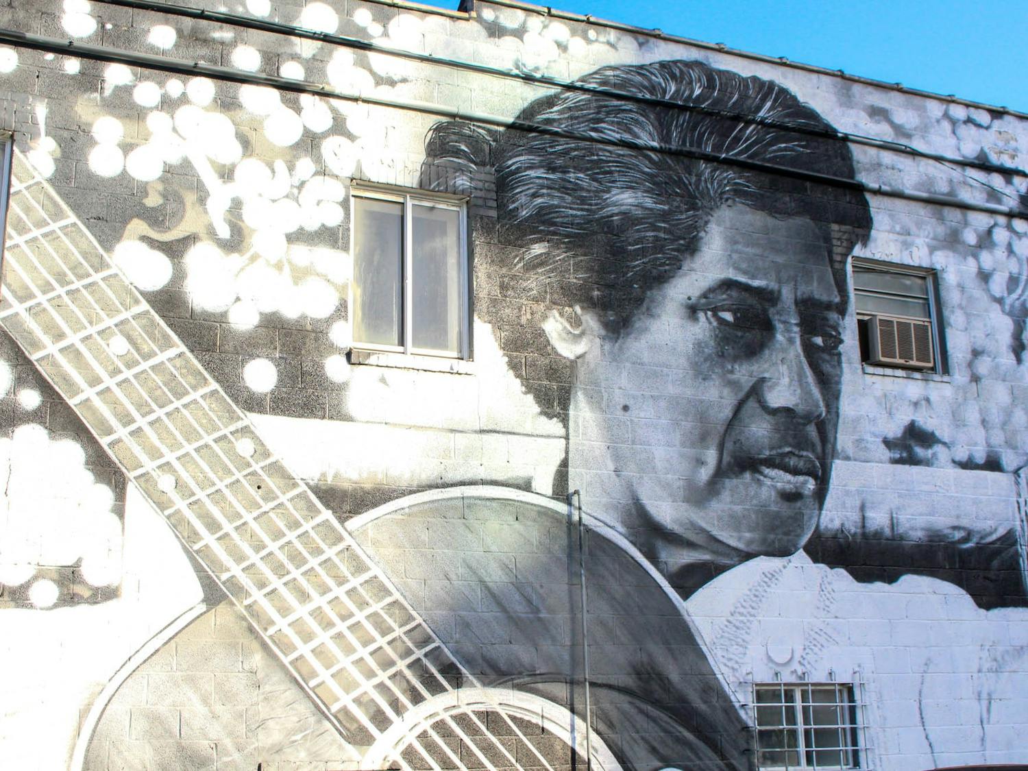 Elizabeth “Libba” Cotten was born in Carrboro, NC, and wrote her most famous song at age 11. She is now being honored by being inducted into the Rock and Roll Hall of Fame. Elizabeth “Libba” Cotten's mural was photographed on Nov. 7, 2022.