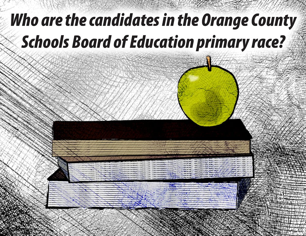 Who are the candidates in the Orange County Schools Board of Education