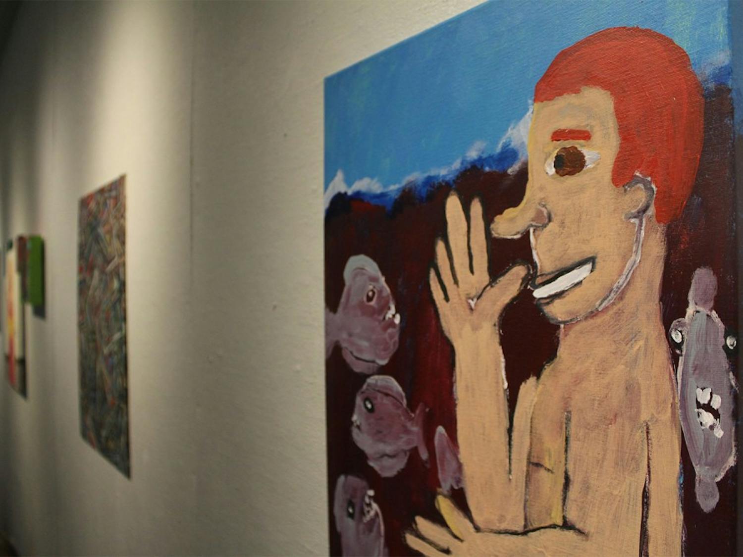 New exhibit in the Student Union of art created by the mentally ill