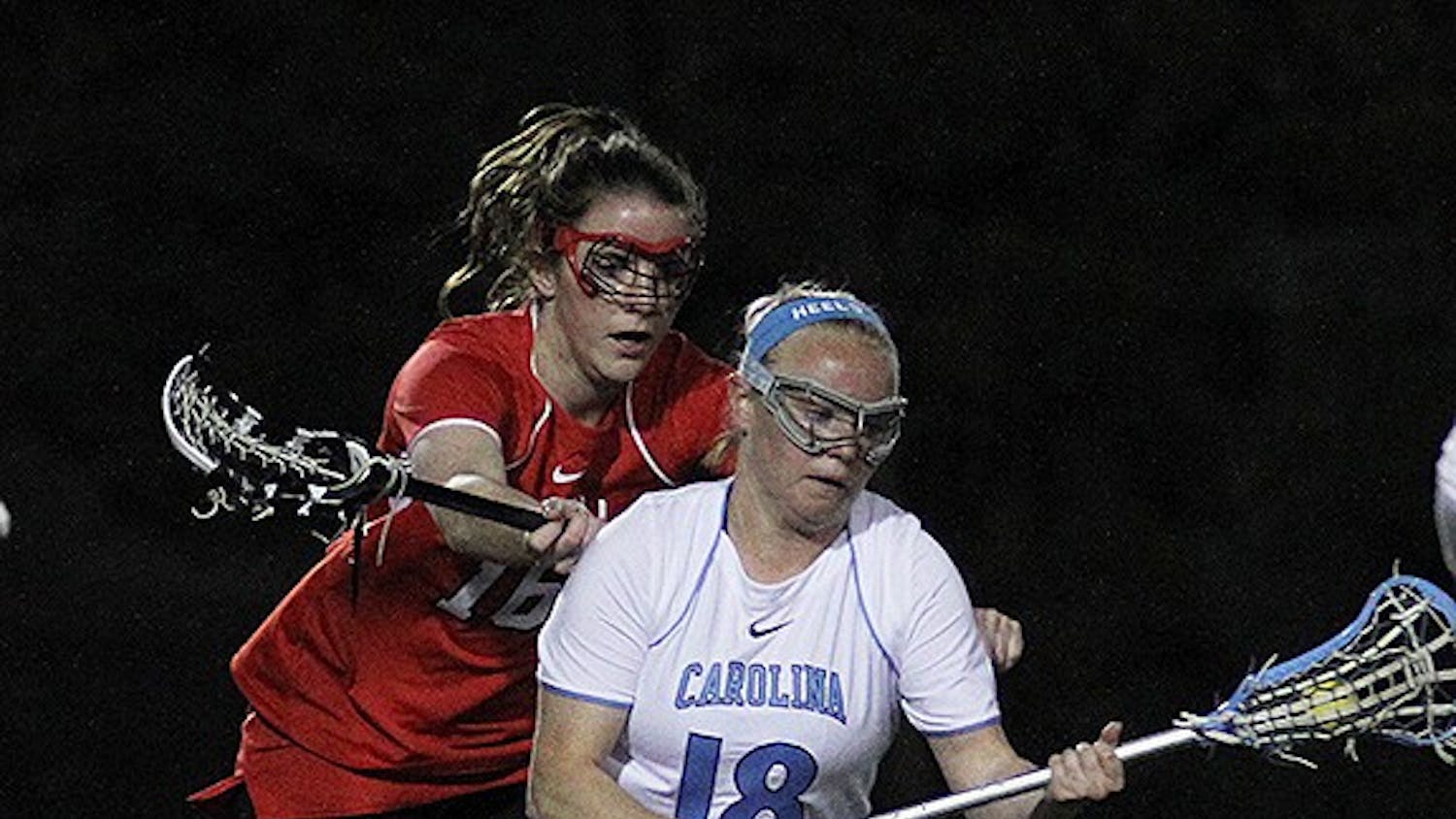 	North Carolina attacker Abbey Friend makes a cut away from a defender earlier this season. She’s UNC’s second-leading scorer. 