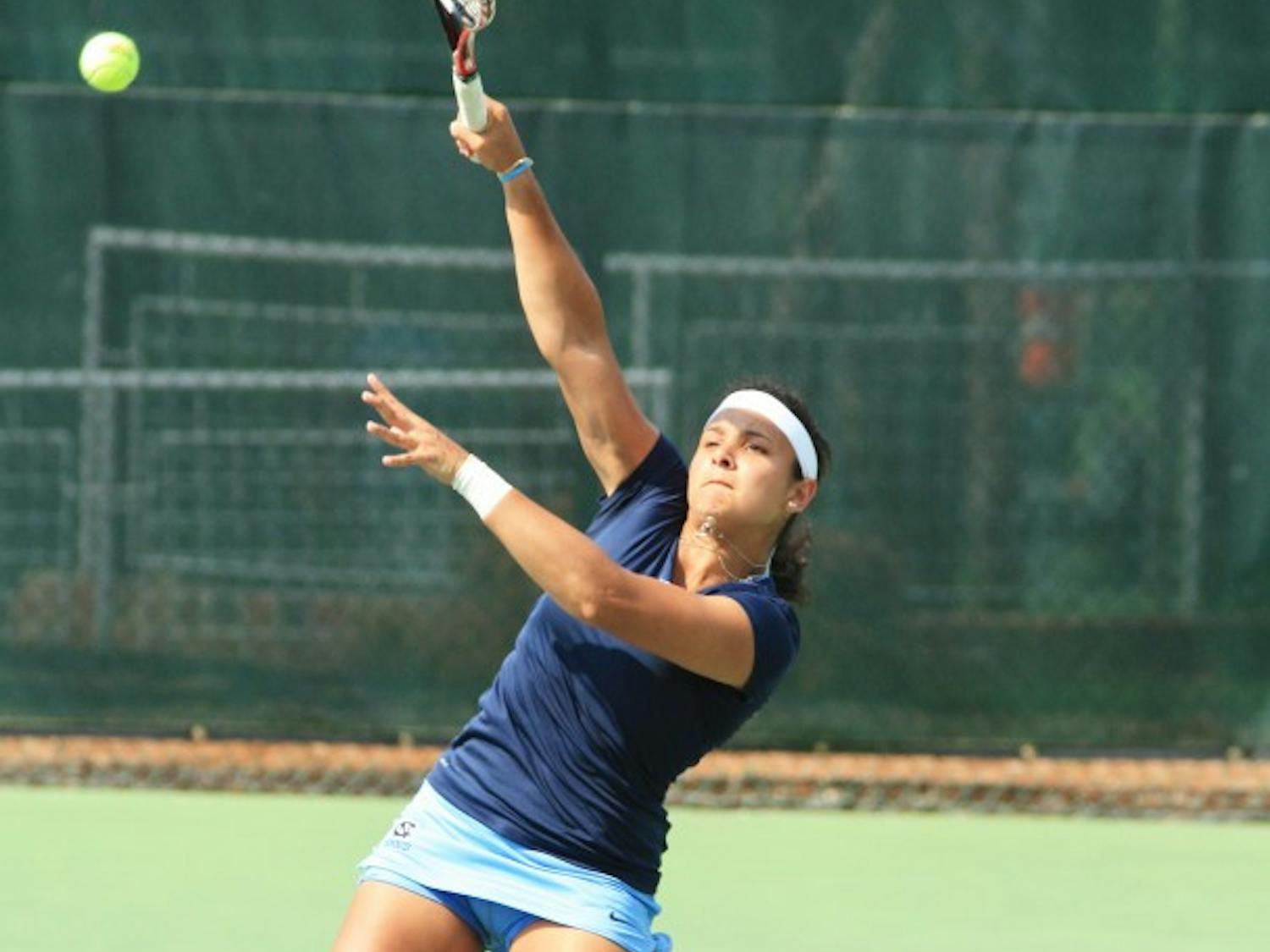 Wednesday's match between UNC Women's Tennis against N.C. State Wolfpack