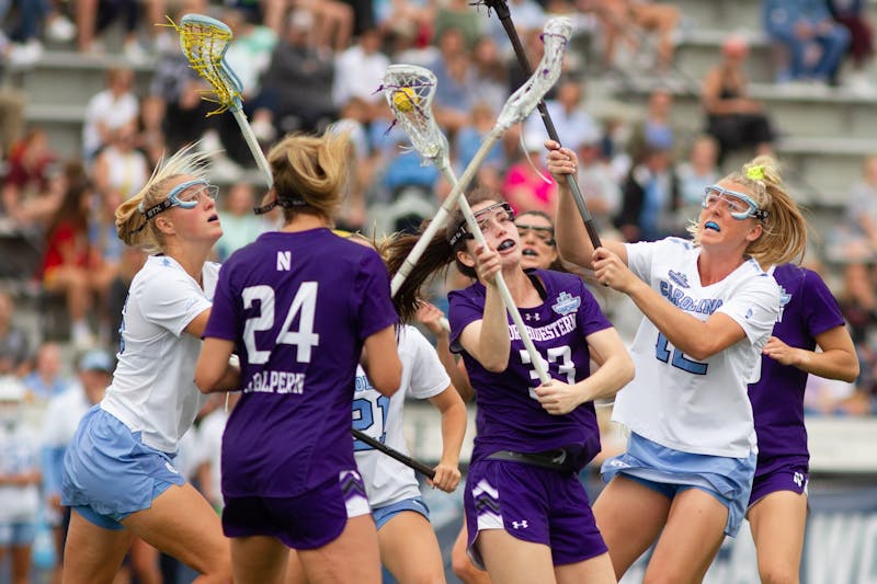 No 1 Unc Womens Lacrosse Pulls Off 15 14 Comeback Victory To Advance