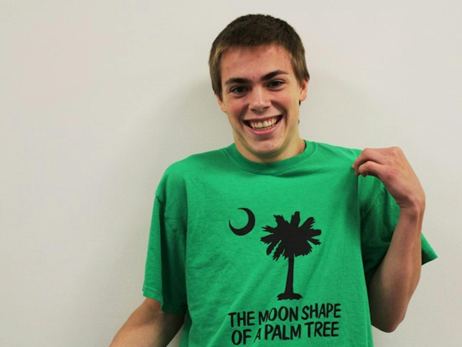 Sophomore David Hill participated on Wheel of Fortune. His mom made him this humorous shirt after he accidentally answered a puzzle as "the moon shape of a palm tree" instead of "the cool shade of a palm tree."
