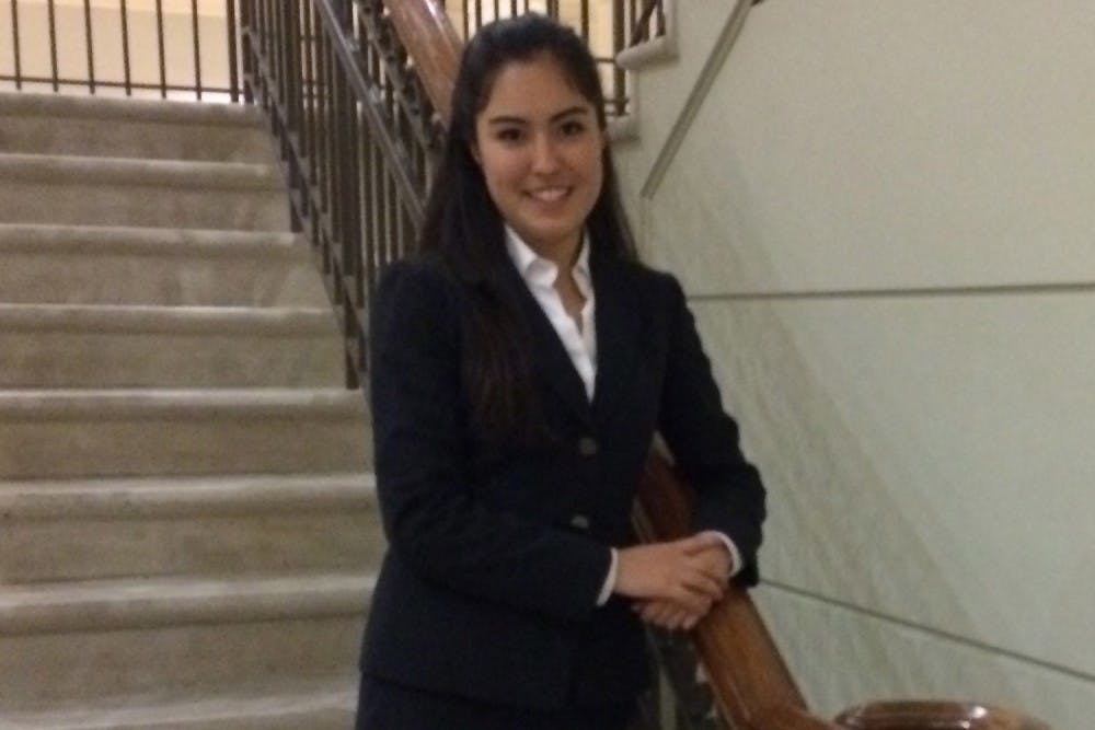 Raquel Dominguez, if approved by Student Congress, will be the UNC Honor Court's next Attorney General.