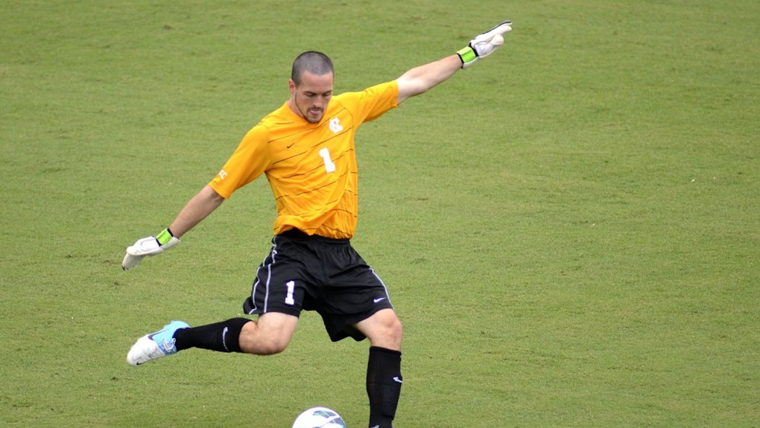 Former UNC  soccer goalie Scott Goodwin led the Carolina RailHawks to the quarterfinals of the 2014 Lamar Hunt U.S. Open Cup.