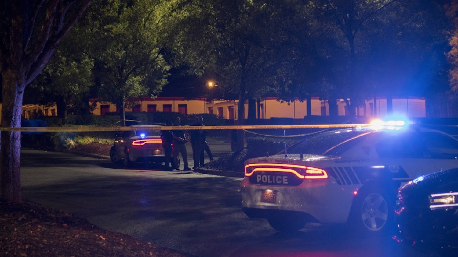 A man was shot shortly after 8 PM on Wednesday evening at the New Hope Commons shopping center. Durham Police Department officers were involved in the shooting. 