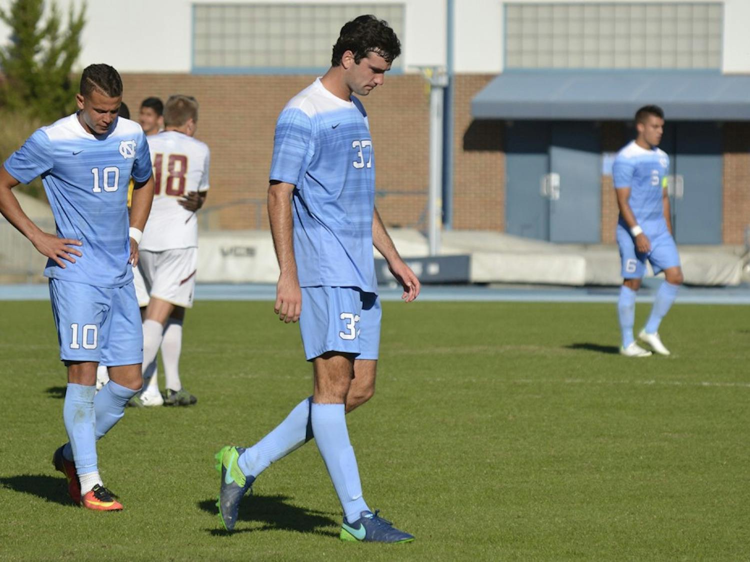 UNC Men's Soccer fell to Boston College on Sunday, Nov. 6, in the second round of the ACC tournament. The final score was 1-0.