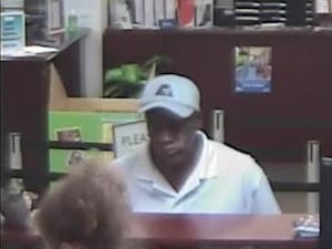 A suspect robbed the Elliott Road branch of the State Employee's Credit Union on July 5.&nbsp;