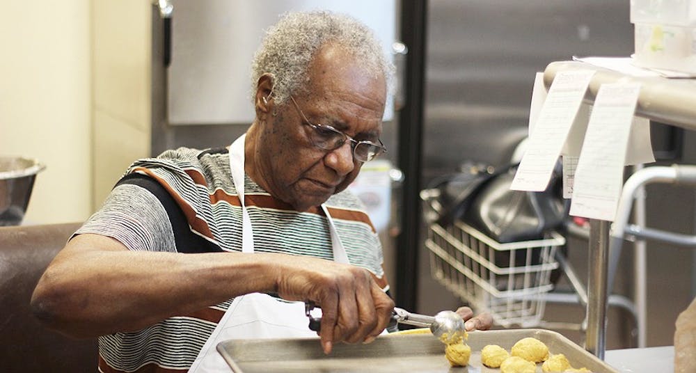 Mama Dip makes sweet potato biscuits. Mildred Council, aka Mama Dip, has received the Harvard Club's Roland Giduz award for community service. Council worked as a cook and housekeeper in the Giduz household.