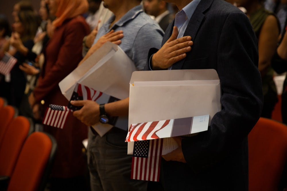 Naturalization ceremony