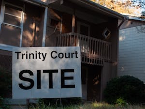 Development will soon resume on Trinity Court, an affordable housing complex in Chapel Hill, photographed on Sunday, Oct. 23, 2022.